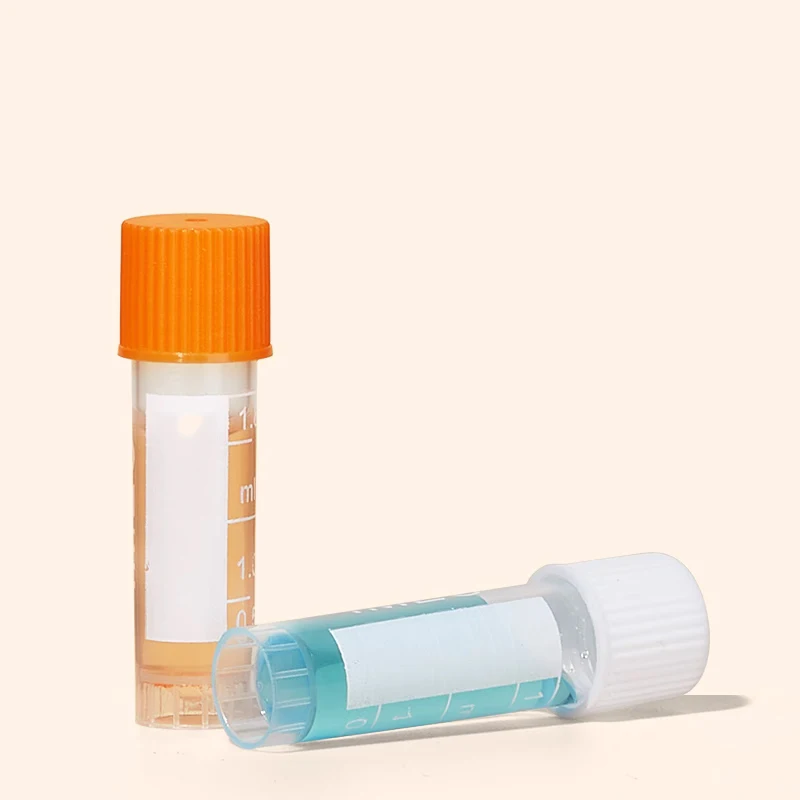 1.8ml IMEC Tube PP Cryo Tube Plastic Frozen storage Laboratory Freezing Tubes for Lab Analysis With Screw Cap , 100pcs