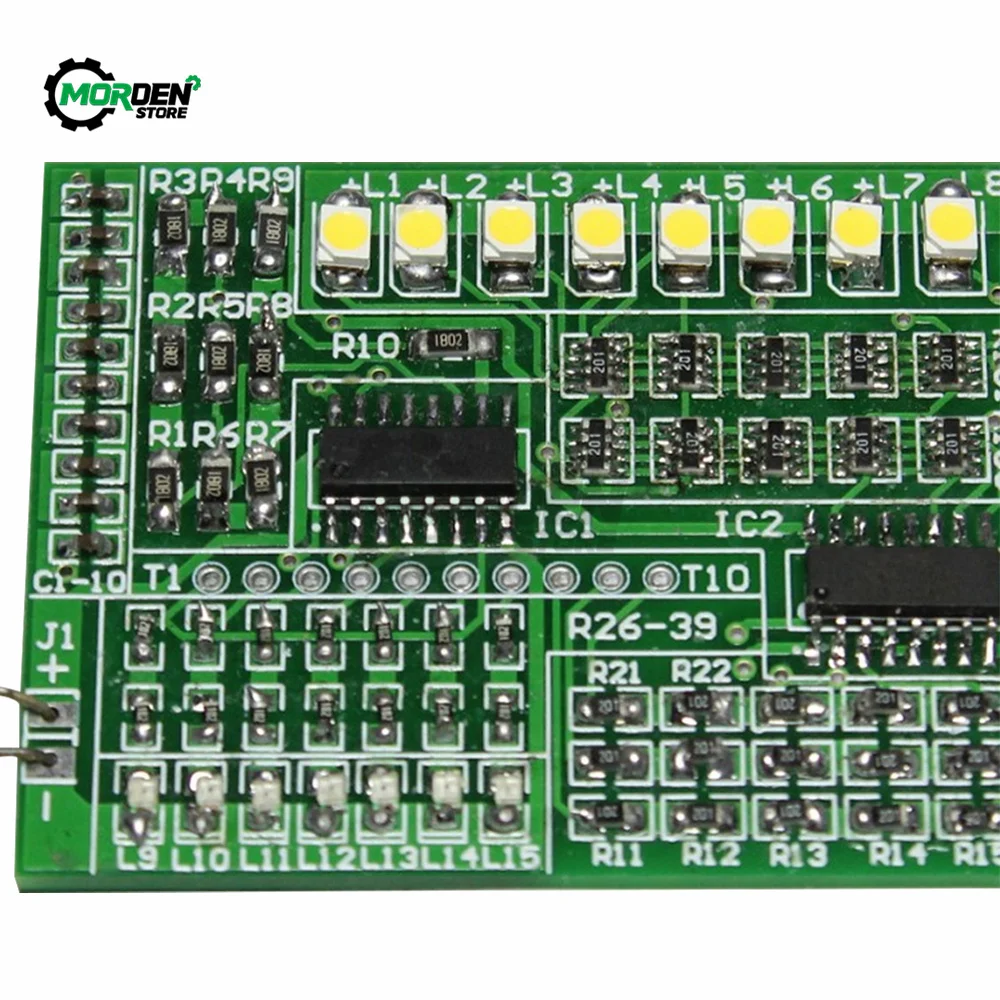 DIY Electronic Kit Led Module 1801 SMT SMD Component Soldering Project Suite FM Radio Transmitter Board Module Learning Kit