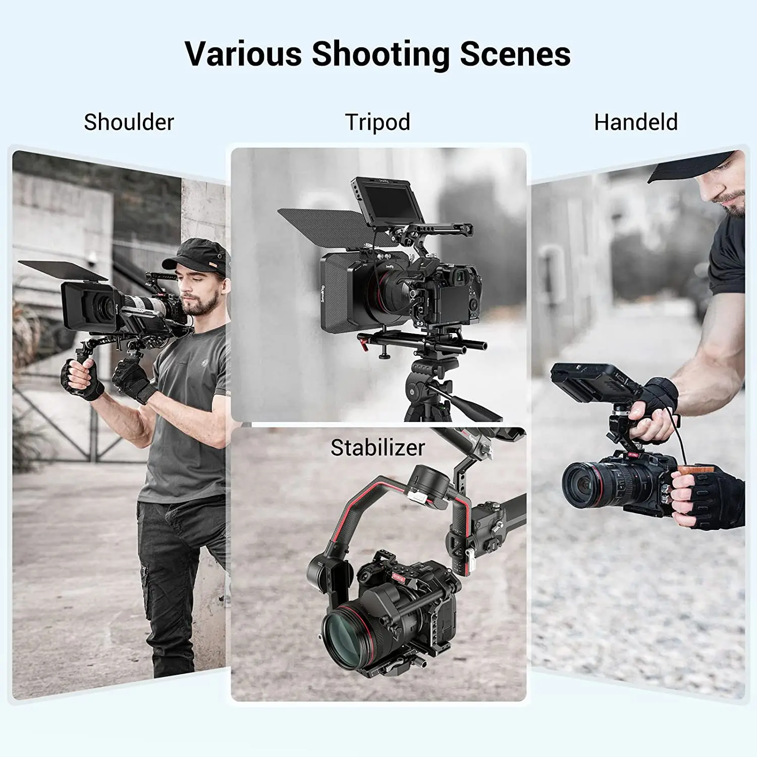 Smallrig R5/R5 C/R6 esetben camer Kalitka számára Kanonok Éósz R–5 / R6 / R–5 C DSRL Fúrótorony vel Meghűlés cipők számára Filmgyártás videó lövöldözős -2982B