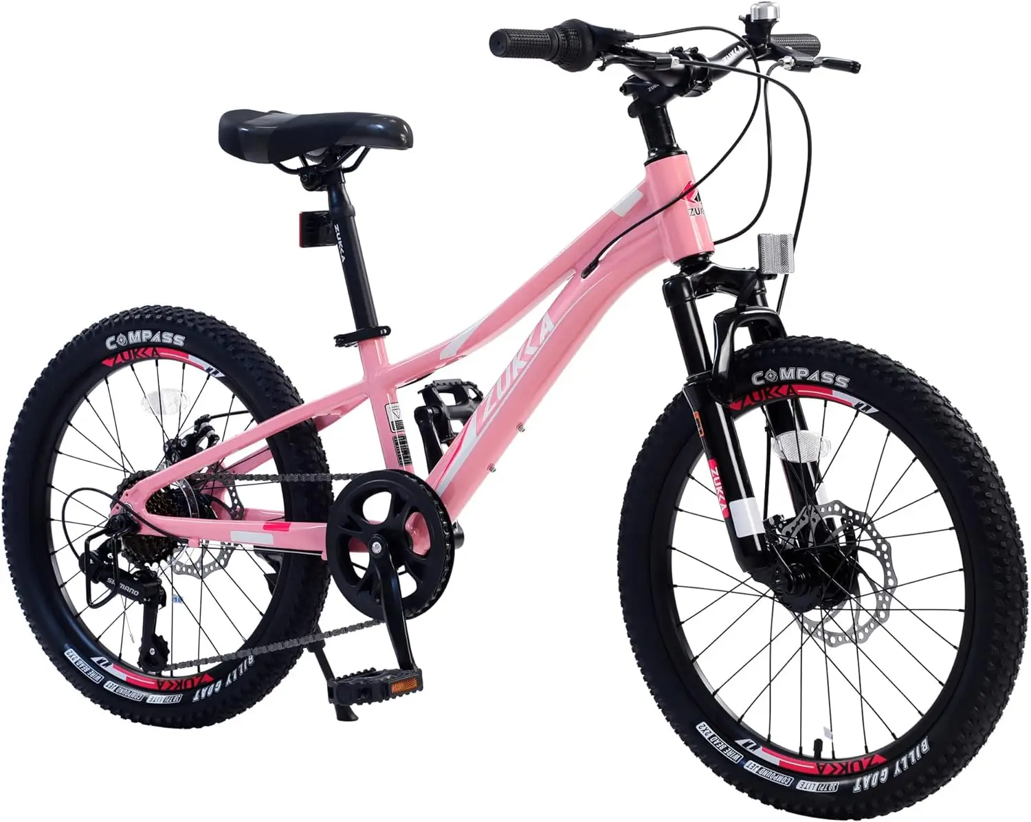 ZUKKA20InchMountainBike7SpeedAluminumFrameBikeWithDualDisc