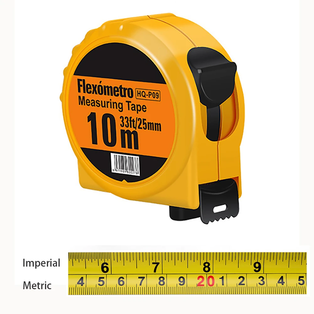 Skyasia Steel Tape Measure 10m 33ft Portable Retractable Ruler Metric