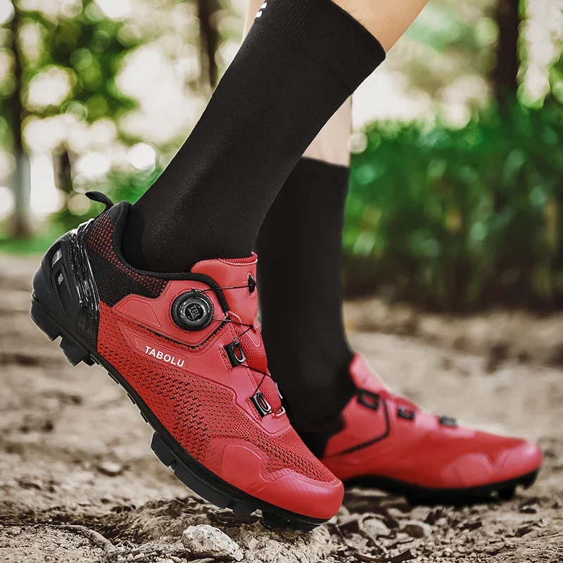 Outdoor Comfortable Lightweight Breathable Road Mountain Bike Shoes Cycling Sports Sneaker Men MTB Shoes Unisex Sports