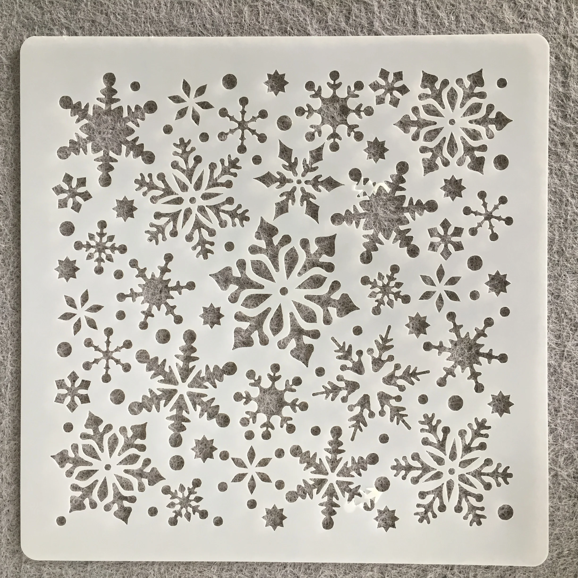 Snowflake Stencils Free Printable  2018 Christmas Snowflake Stencils -  Hollow - Aliexpress