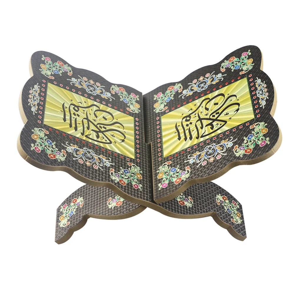 

Eid Mubarak Decoration Bible Stands for Display Book Creative Bookshelf Wooden Classic Endurable Bookhelf Decorative Decorate