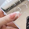 XMQ Nail Art Stamping Plate French Designs 1