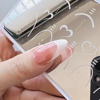 XMQ Nail Art Stamping Plate French Designs 1