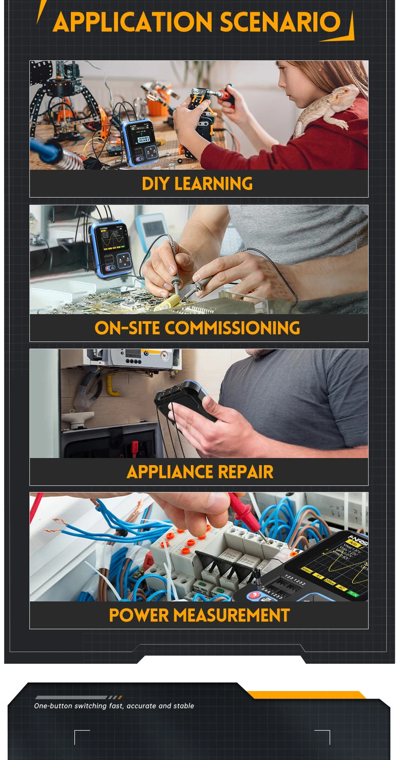 DSO-TC3 3-In-1 Osciloscop Digital Tester De Tranzistori Tester De Componente Ele