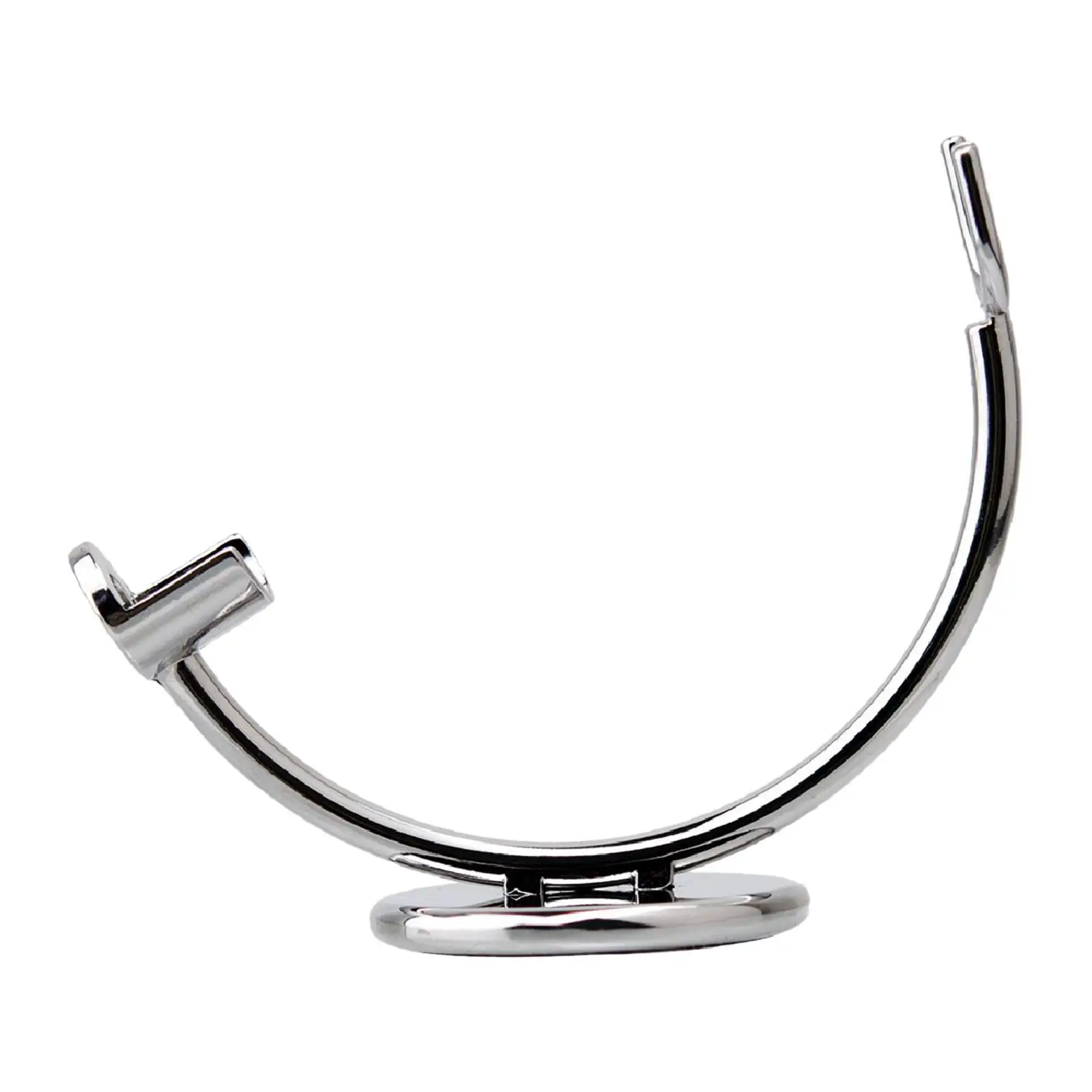 Straight Razor Stand Curved Stand Shaving Stand Polished Metal Accessories