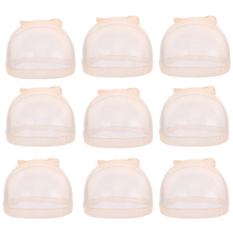3Packs(6Pcs) Hd Wig Cap Ultra Thin Transparent Hd Stocking Wig Cap Invisible Hair Net Wholesale Breathalbe Bald Wig Accessories