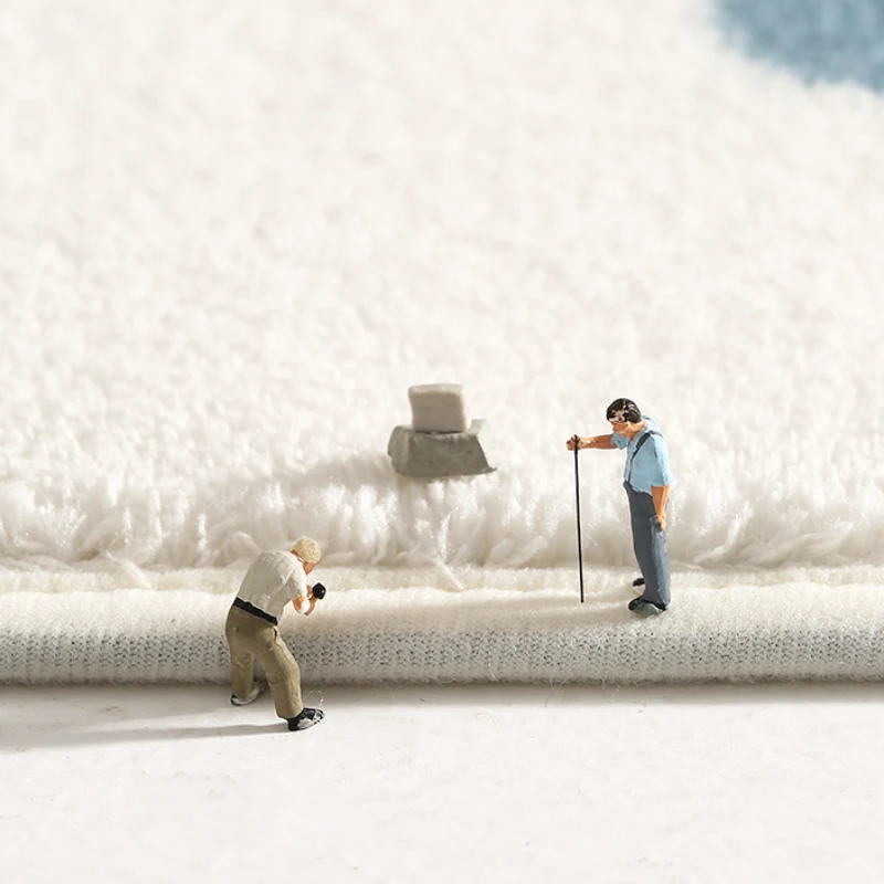 Modern High End Irregular Rug Teenager Bedroom Decoration Carpet Simple Fluffy Soft Carpets for Living Room Lounge Plush Mat 6