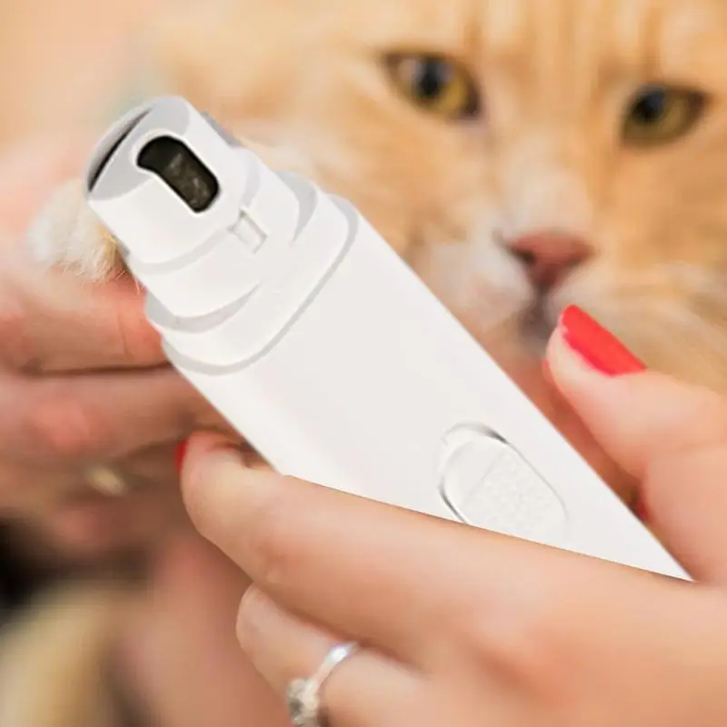 Dog Toenail Grinder Portable Dog Nail File Paw Drill Pet Claw Trimmer Rechargeable Electric Cat Clippers Toenail Filer For Small