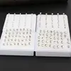 Nice 20 Pairs 2-5mm Ear Studs Earrings Faux for Rhinestone Studs Nose Lip Ear Sticks Chin Ear Needles Jew 5