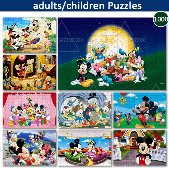 Disney Mickey Minnie Mouse Printed 300 Pieces Puzzle Hobbies Learning  Education Interesting Wooden Toys For Children Kids Gift - Puzzles -  AliExpress