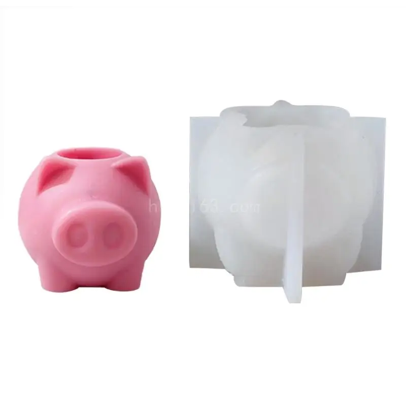 

Resin Casting Holder Silicone Mold Big Nose Pig Mirror Mold Suitable for Epoxy Holder Family Table Decor