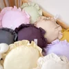 Nordic Style Cotton Solid Color Baby Pillow Newborn Items Children Kids Sleep Neck Pillows Baby Bedding Pillow Bed Stuff 3