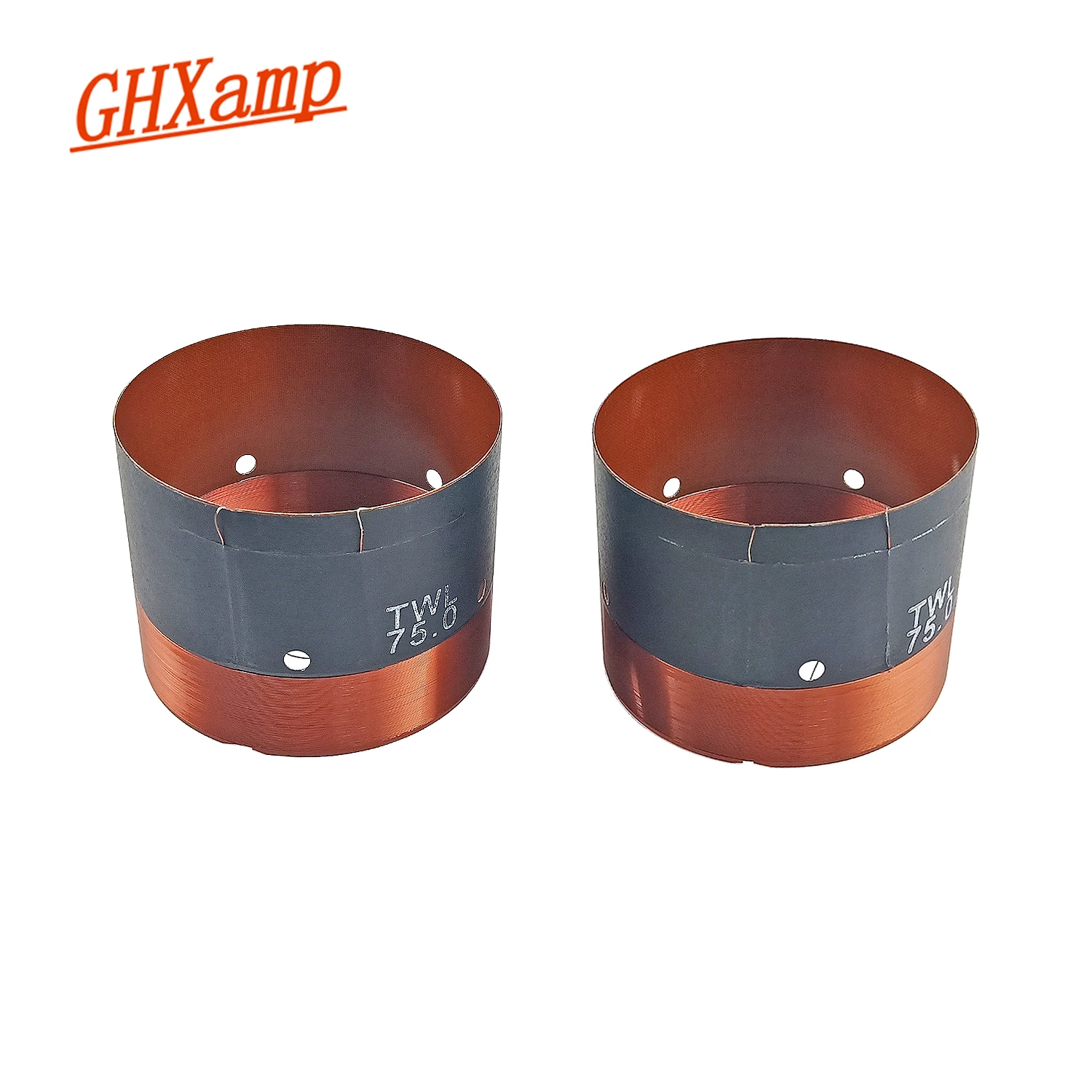 Ghxamp 75mm Bass Schwingspule importiert Glasfaser reinen Kupferdraht Hoch leistung 10 "12" 15 "Horns pule Reparatur zubehör
