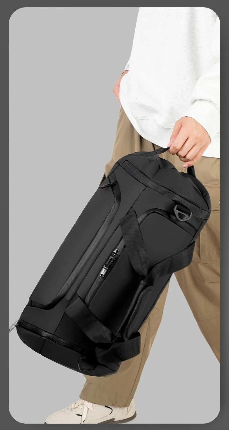 Large Capacity Gym Bags Multifunctional Men Travel Luggage Bag with Shoe Pockets Casual Sports Dry Wet Sepration Fitness Handbag 15
