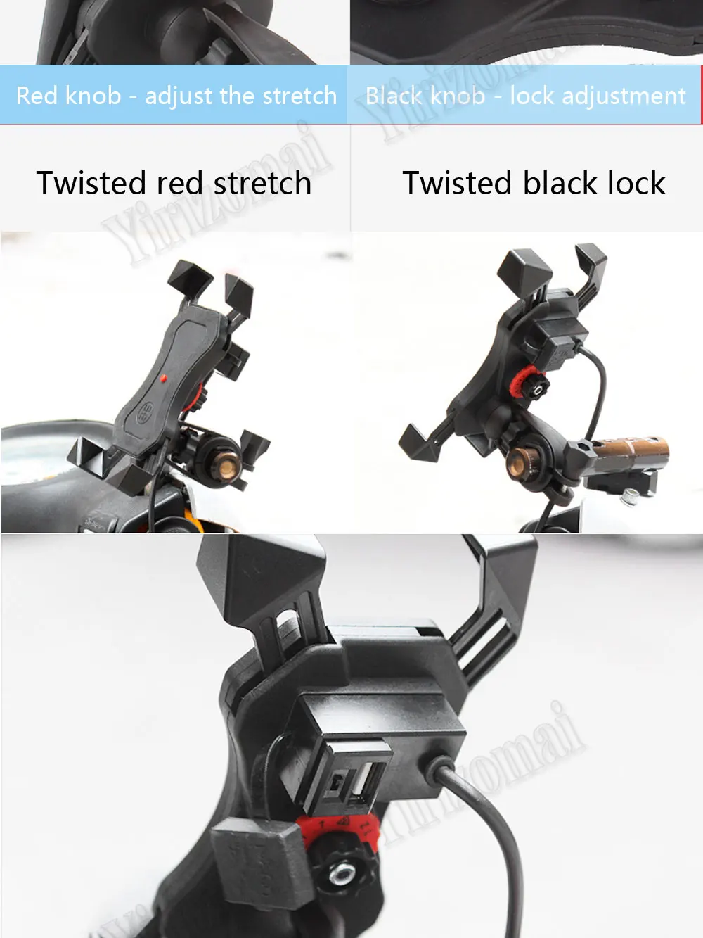 Support GPS Moto Pour Téléphone - Accessoire VOGE SR4 Max