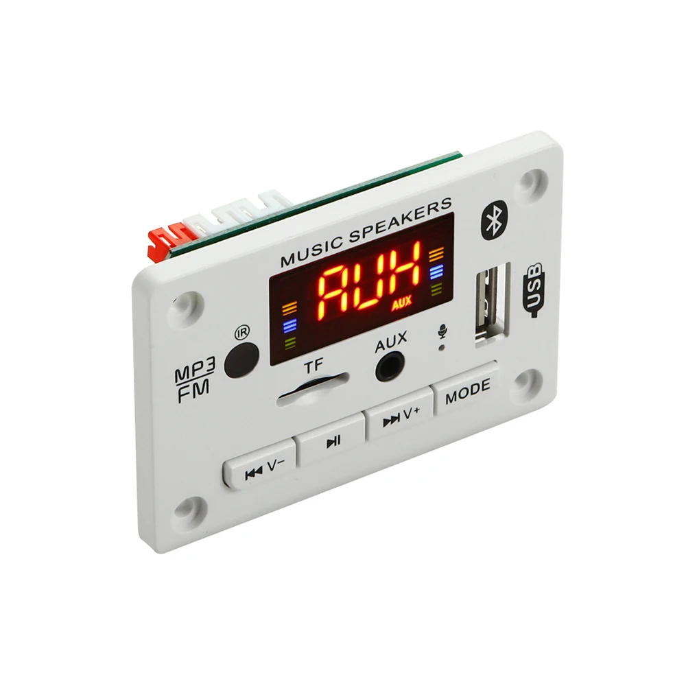 12V MP3 WMA Decoder Board Audio Module USB TF Radio Bluetooth 5.0 Wireless Music Car MP3 Player With Remote Control