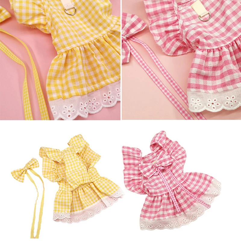 Pet Clothes Summer Dog Dress Bow Tie Skirt for Small Dogs Pet Skirt Dog Clothes Puppy Vest Clothes Chihuahua Yorkshire