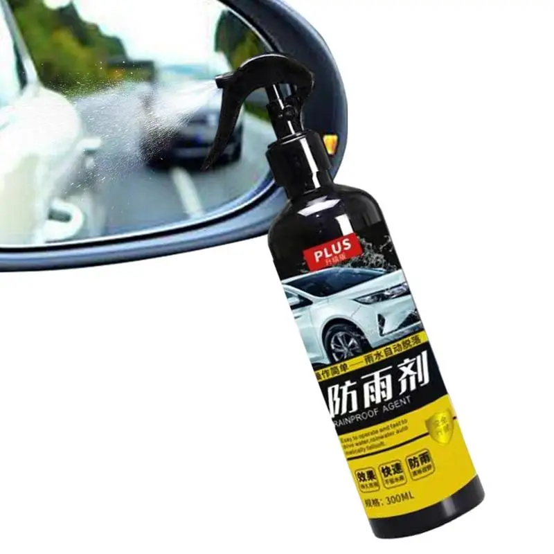 

Car Glass Coating Spray 300ml Safe Car Stain Remover Glass Rainproof Agent Multifunctional Glass Water Spot Remover Car Anti Fog