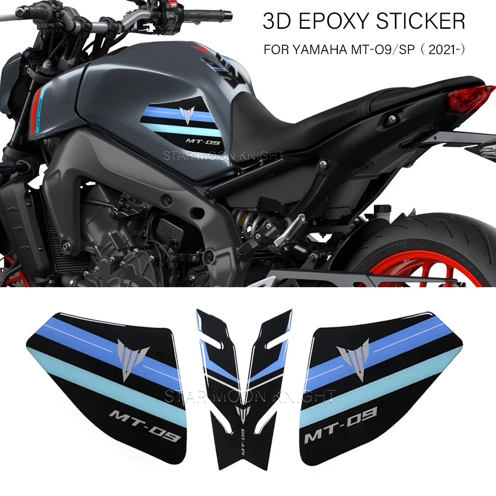 3D Stickers Sill Protectors Compatible with Yamaha Mt-09 Mt09 SP 2021 