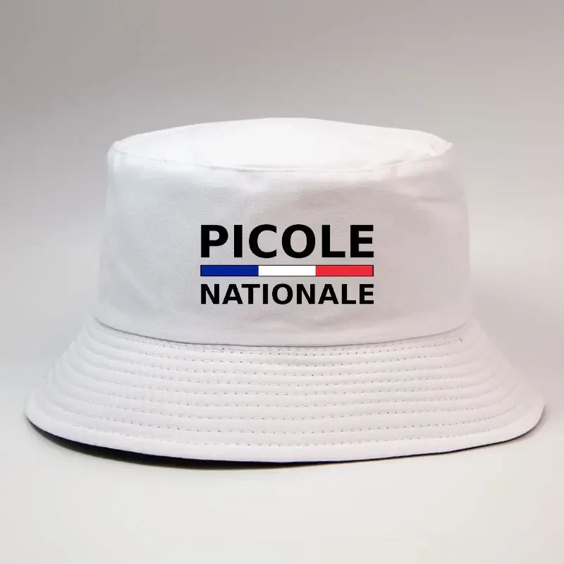 Summer Picole Nationale Reversible Bucket HatS Men Women Cotton Fisherman Cap Unisex Outdoor Sport Activities Panama Bob Chapeau 2