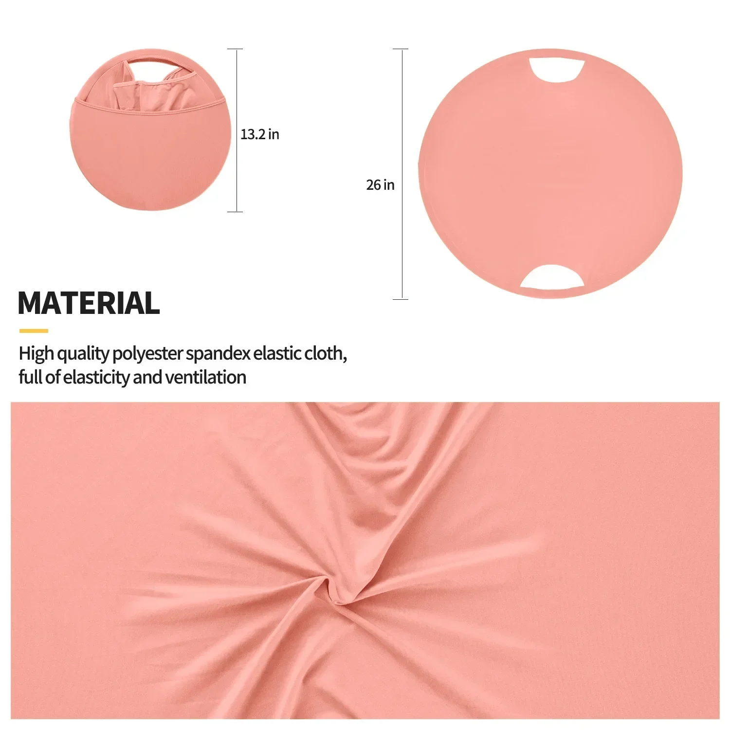 Description Picture 3 of itemFoldable laundry basket for convenient storage 26-inch Foldable Pop-up Basket Dirty Clothes Bag Container