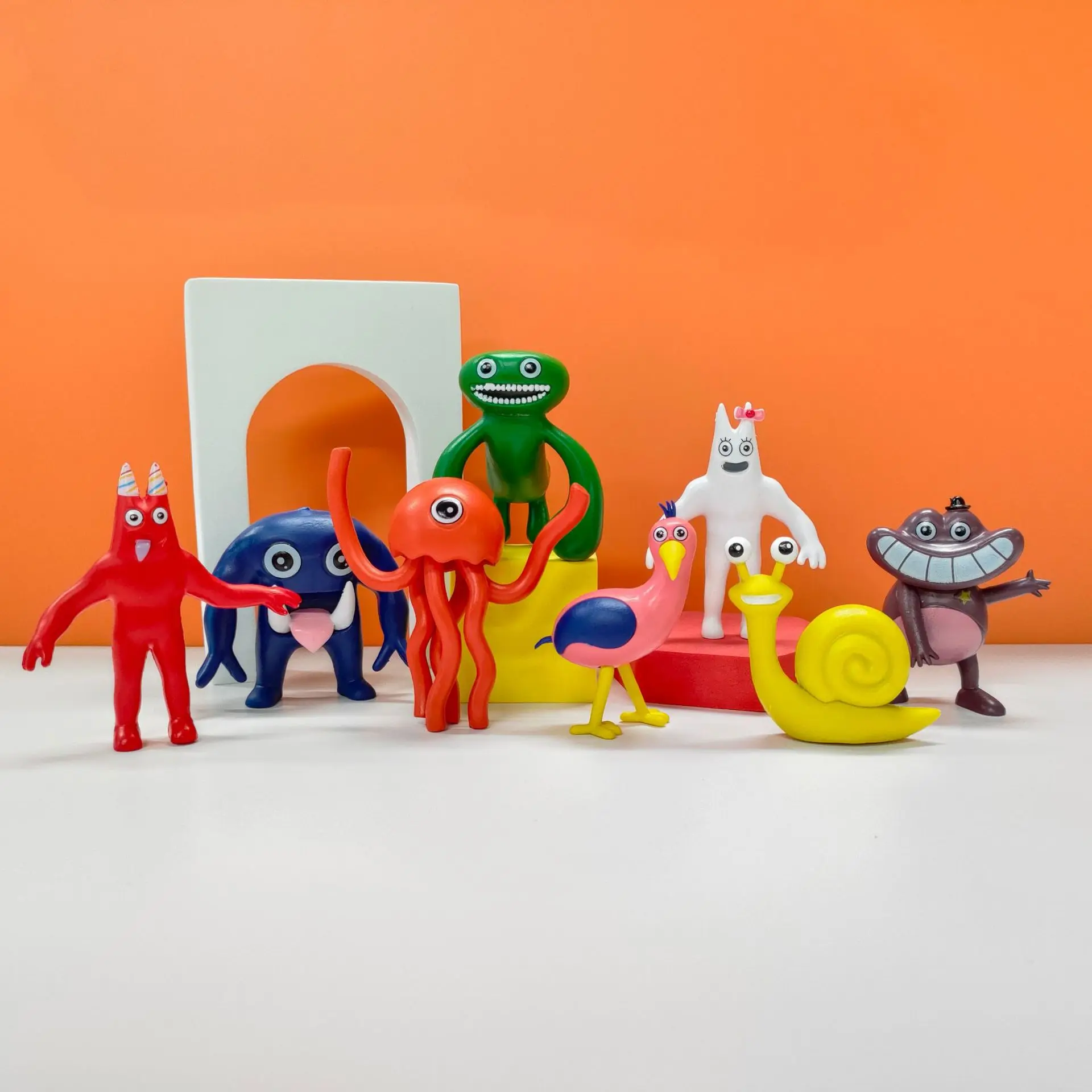 8pcs/set Garten of Banban Action Figure Toys PVC Game Model