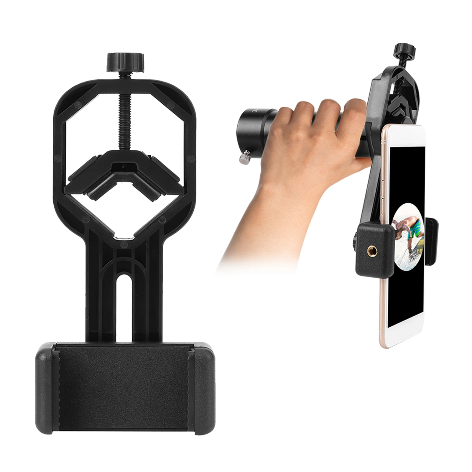 %E3%80%90Bestseller%E3%80%91%20Plastic%20Black%20Mobile%20Phone%20Bracket%20For%20Binoculars%20Monoculars%20Astronomical%20Telescopes%20-%20Image%202