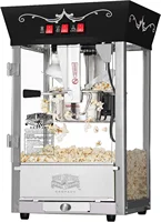 Popcorn Machine - 8oz Popper with Stainless-Steel Kettle, Reject Kernel Tray, Warming Light, and Accessories by Great Northern P 1