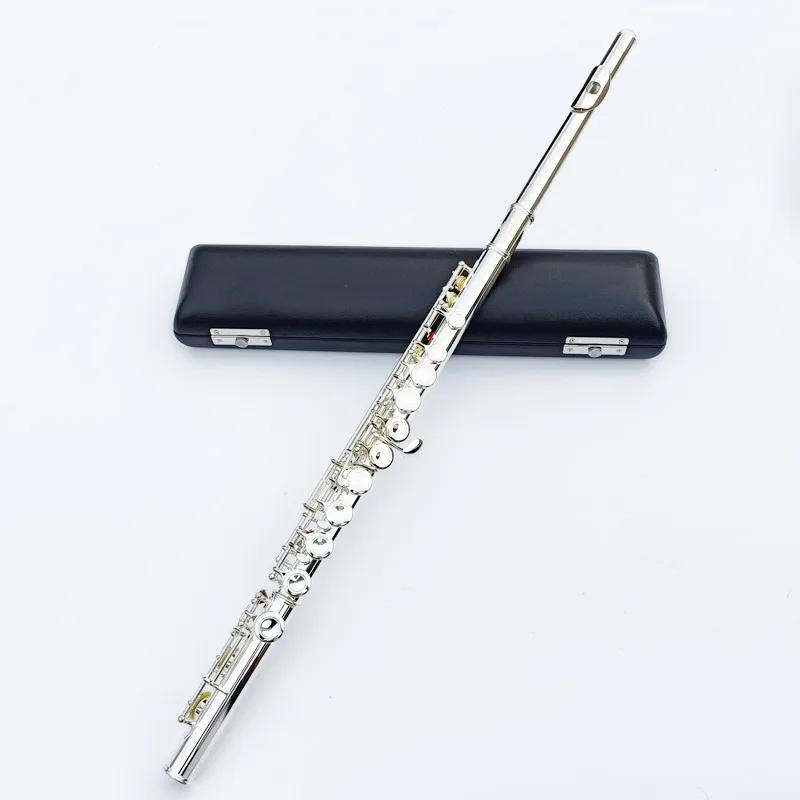 

Flute JFL-511ES Taiwan 16 Holes Closed C Key Flute Cupronickel Silvering Flauta Transversal Instrumentos Musicales Case