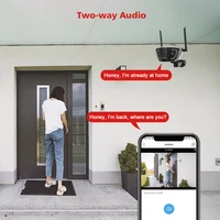 Camhipro-Caméra de permission Extérieure Wifi 4G, POE, Objectif Touriste, 180 °, Ultra Grand Angle, Vision Nocturne, Matériel de Sécurité 3