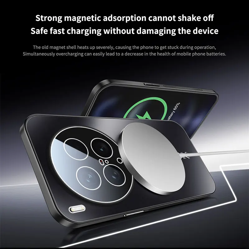 Enhanced Product Title:  
Premium AG Matte Magnetic Hard Shell Shockproof Phone Case with Lightning Design