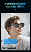 2 in1 4K Smart AI Glasses 800W pixel AI Shooting Camera HD Photo Video Voice Call Translation Waterproof Bluetooth AI Glasses - Image 6
