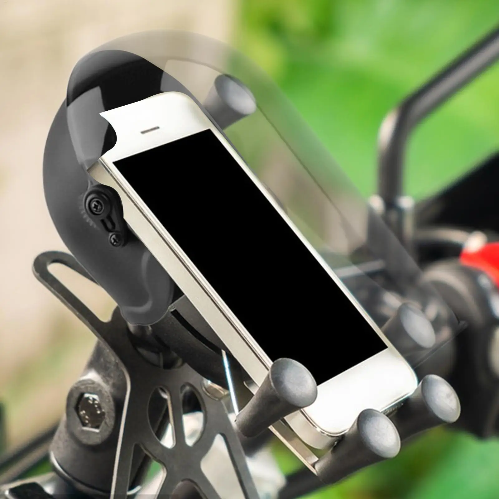 Motorrad Telefon Halter Sonnenschirm Erweiterte Sonnenblende Helm Regendicht Erweiterte Wasserdichte Visier Für Auto Navigation Fahrrad Roller – Detail 12