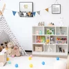 8-Cube Bookcase, Wood 3 Tier Open Storage Bookshelf,for Living Room, Study, Reading Nook, 48 X 12.5 X 36 2