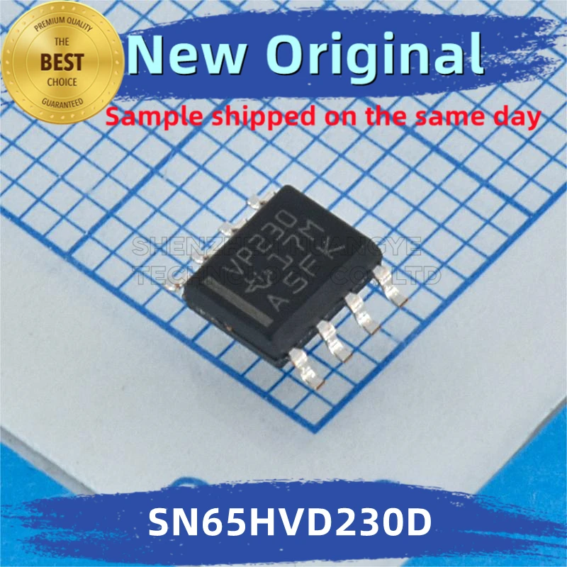 

5PCS/LOT SN65HVD230DRG4 SN65HVD230D Marking：VP230 Integrated Chip 100%New And Original BOM matching