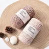 200g Mixed Color Pure Cotton Yarn,130m Round Stranded Hollow Cotton Wool,DIY Scarf Carpet Crochet Thread, High-end Knitting Yarn 3