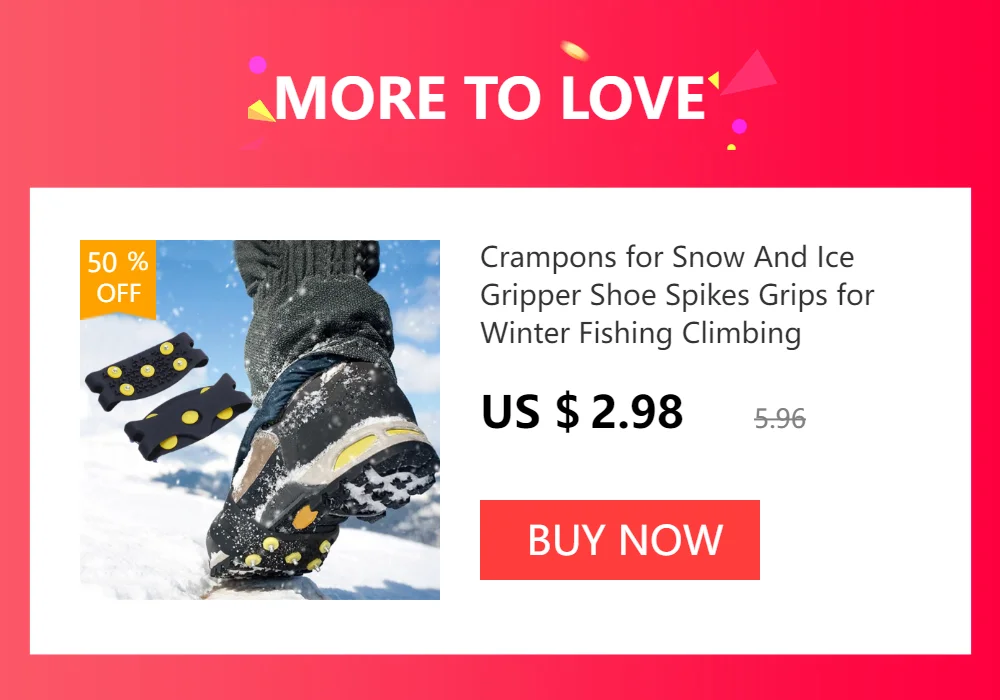 Anti Skid Shoe Spikes for Snow And Ice Gripper Winter Shoes Grip Anti Slip Crampons for Outdoor Climbing Ice Cleats Shoe Covers