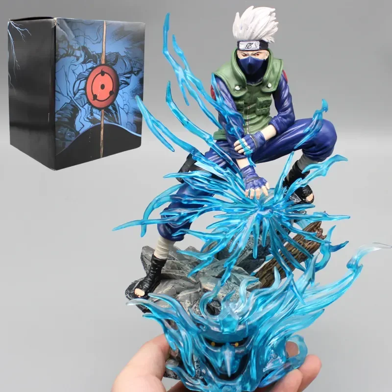 

24cm NARUTO Figures Hatake Kakashi Action Figures Thousand Birds Thunder Cut Naruto Shippuden Anime PVC Model Toys Ornamen Gifts