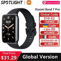 Global Version Xiaomi Band 7 Pro 1.64'' AMOLED 2.5D Curved Display Built in GPS Blood Oxygen Always On Watch Face Smart Band 1