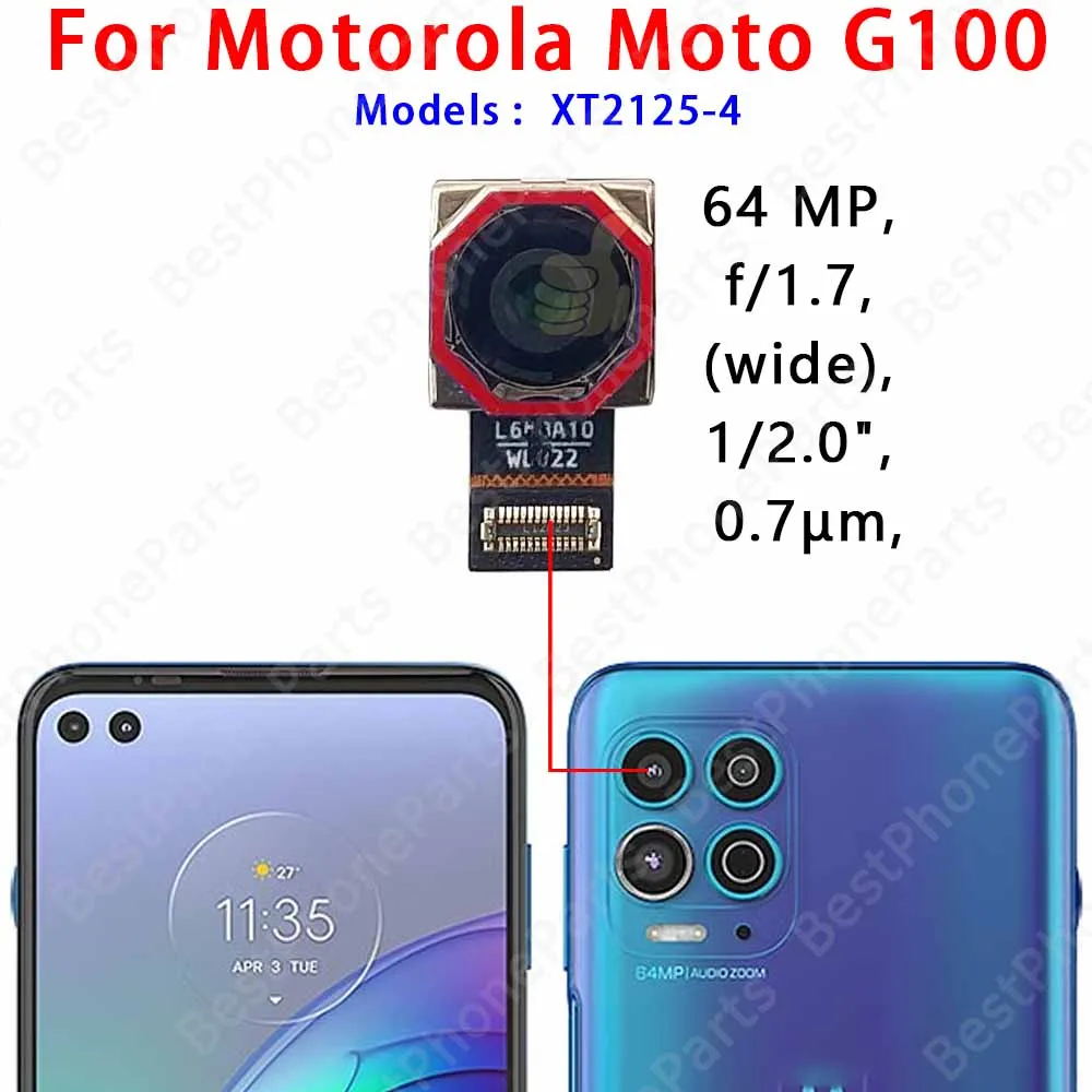Enhanced Smartphone Camera Module Flex Cable - Front and Back Selfie/Main Lens Replacement Parts