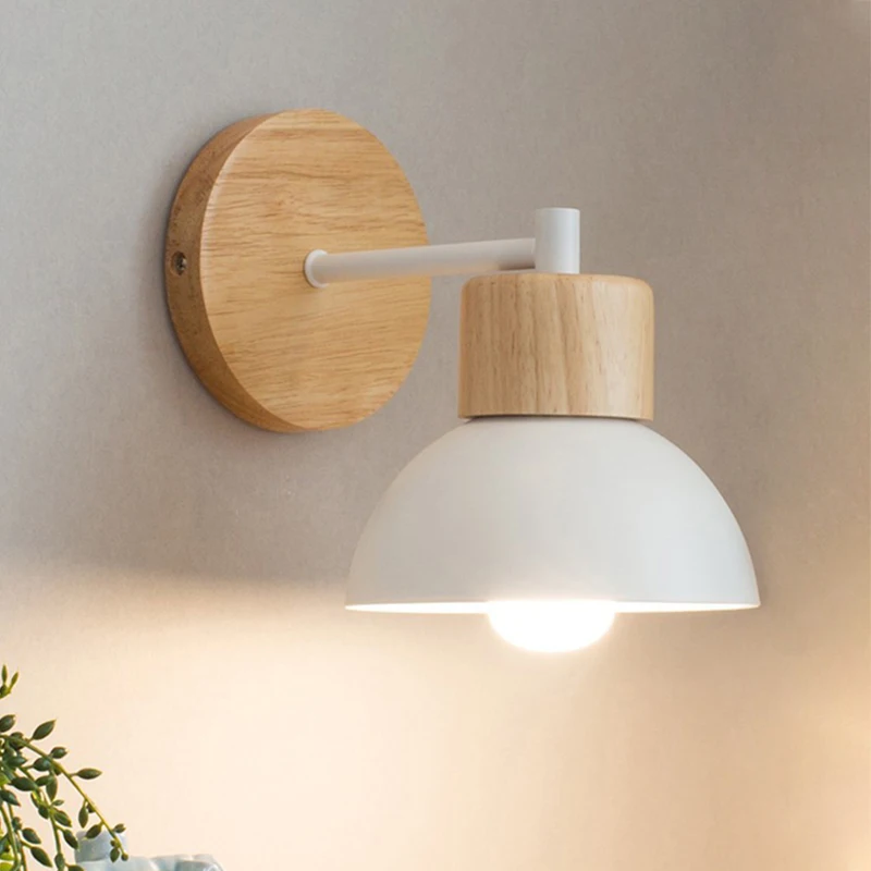 

Modern Bird Light Led Wall Light for Bedroom Bedside Living Room Wood Wall Sconce Lamp White Black Classic Wall Lamps