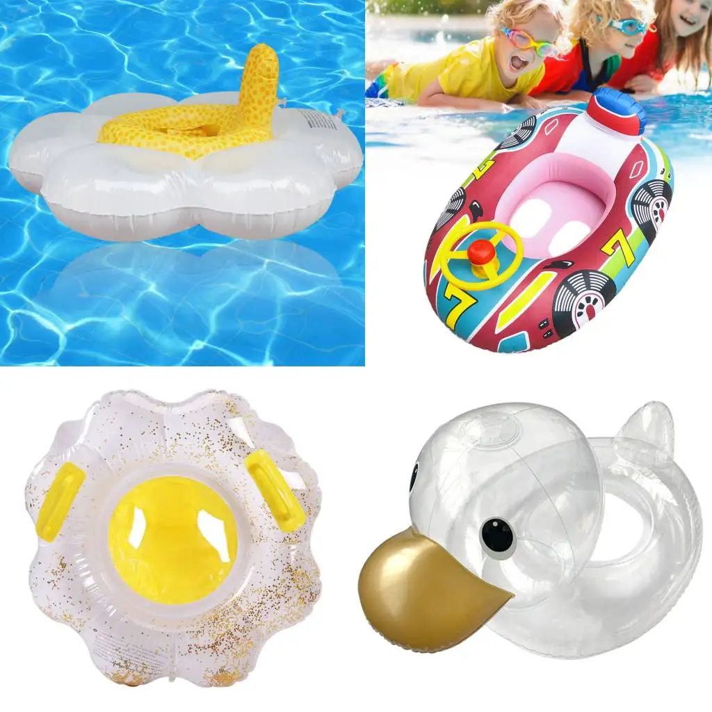 Baby Swim Floating Seat Ring Floats Infant Swimming Ring Float Pool Water Fun Accessories for Kids Swimming Circle Kid Water Toy