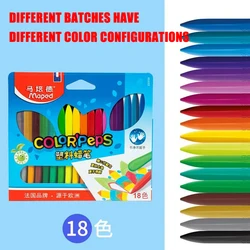 Vibrant Dual - Head Pastel Crayon Set - Washable, Erasable, and Durable (18 Colors)