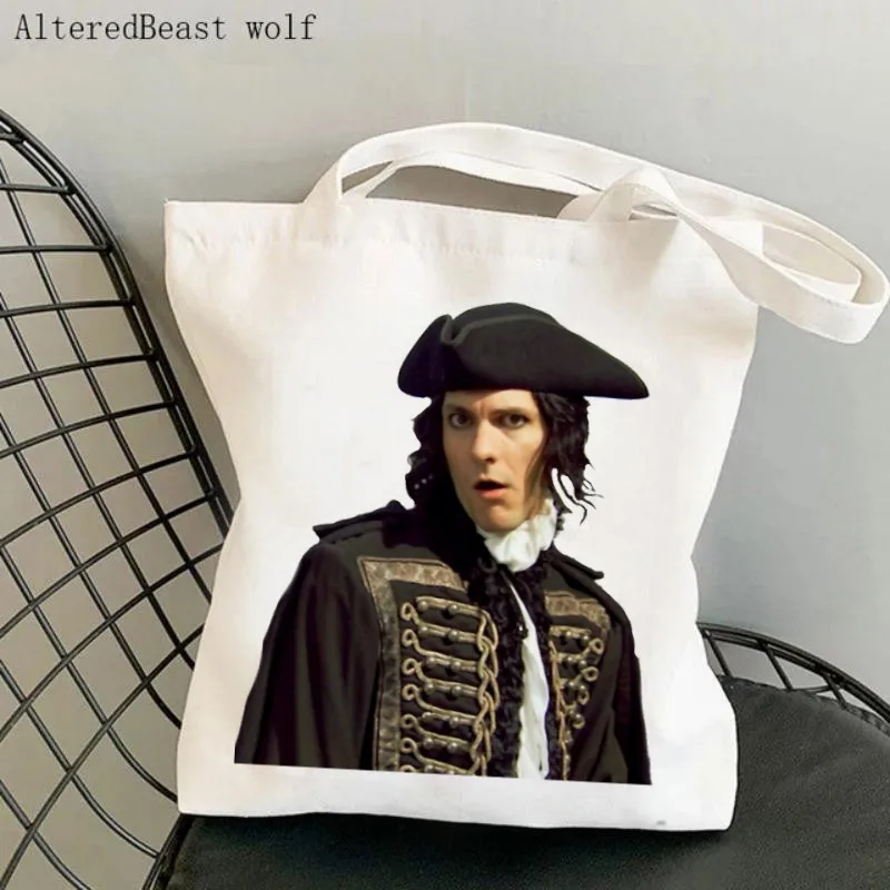 Women Shopper bag Knitted Human A Brain Printed CanvasTote Bag Harajuku Shopping Canvas Shopper Bag girl Tote Shoulder Bag