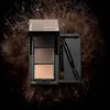 UNNY 3 in 1 Eyebrow Powder Makeup Palette Gel Waterproof for Eyebrow Enhancer Nose Shadow Contour Cosmetic Brush Mirror 5