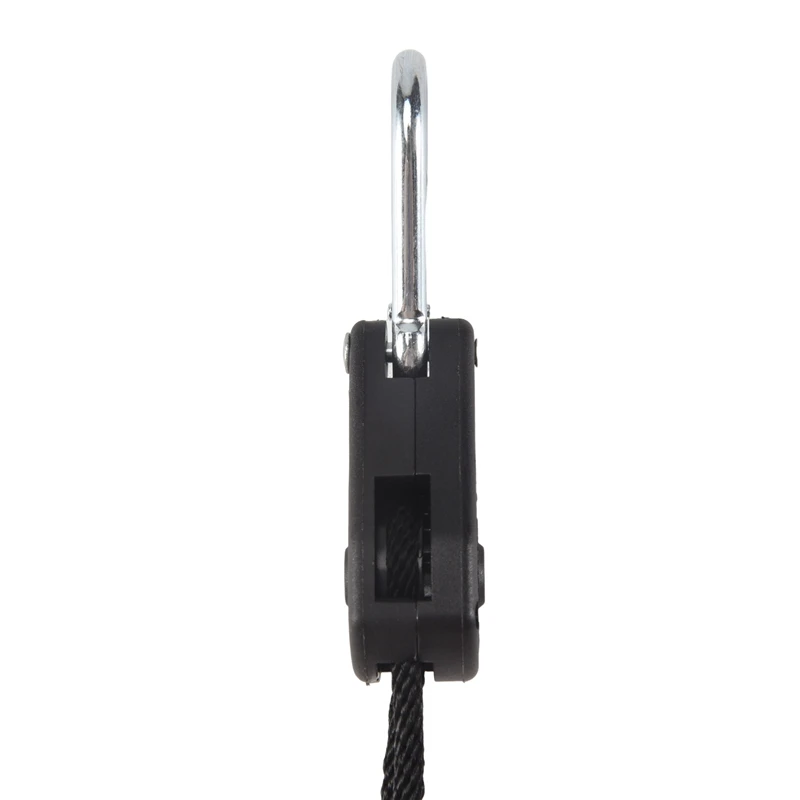 AA86 6PCS Adjustable 1/8Inch Lanyard Hanging For Tent Fan Led Grow Plant Lamp Rope Ratchet Hanger Pulley Lifting Pulley Hook