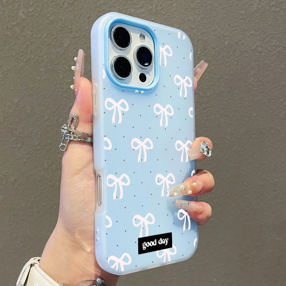 Bowknot Polka Dot Phone Case Cover